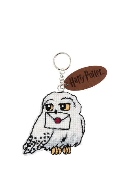 DMC Harry Potter Hedwig Keyring Cross Stitch Kit - view 2, Multi