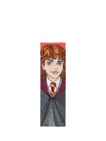 DMC Harry Potter Hermione Granger Bookmark Criss Stitch Kit - view 2, Multi