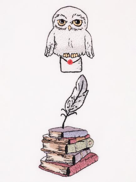 DMC Harry Potter Hedwig Bookmark Cross Stitch Kit - view 2, Multi