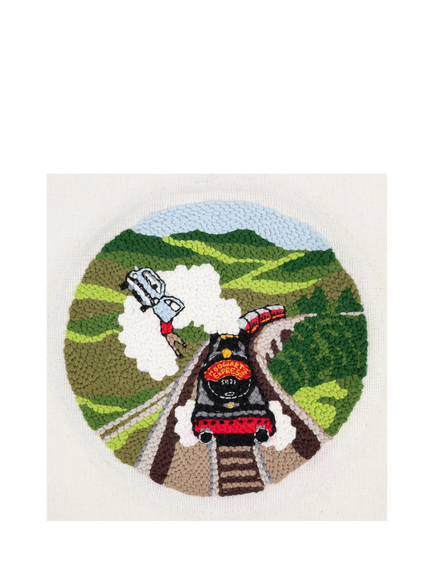 DMC Harry Potter Ford Anglia and Hogwarts Express Punch Needle Kit - view 2, Multi