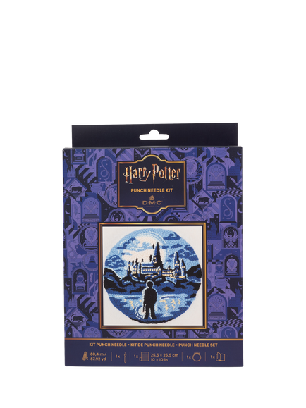 DMC Harry Potter Hogwarts Punch Needle Kit, Multi