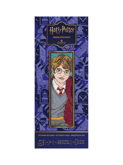 DMC Harry Potter Bookmark Cross Stitch Kit - view 2, Multi