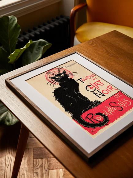 DMC Le Chat Noir Cross Stitch Kit - view 2, Multi