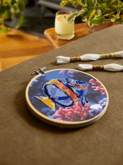 DMC Fish Cross Stitch Kit - view 2, Multi