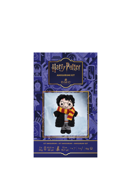 DMC Harry Potter Amigurumi Crochet Kit, Multi