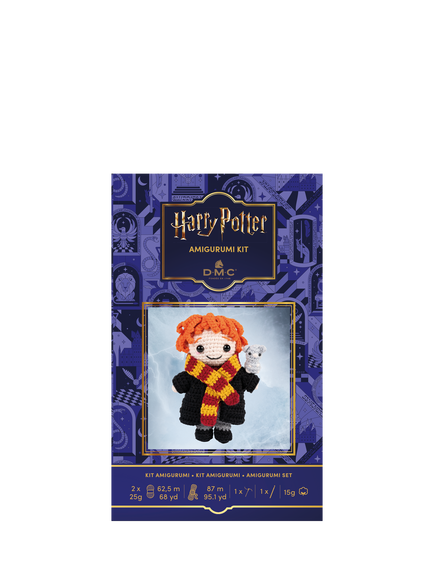 DMC Harry Potter Ron Weasley Amigurumi Crochet Kit, Multi