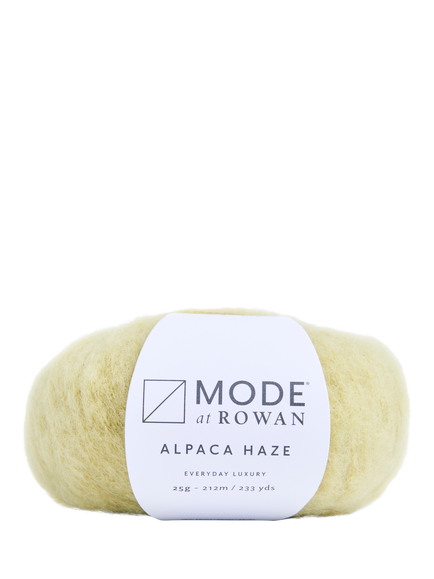 MODE at Rowan Alpaca Haze Knitting Yarn, 25g, Pear