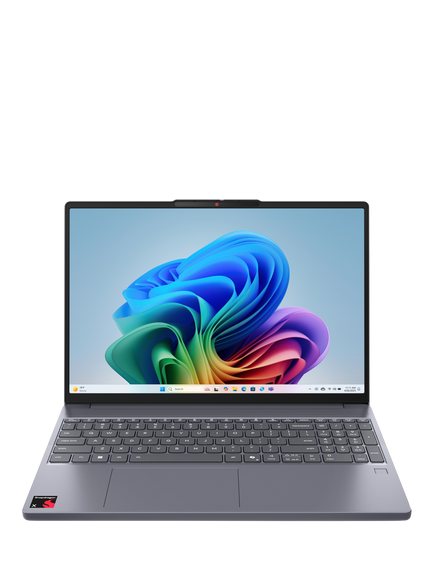 Lenovo IdeaPad Slim 3x Laptop, Snapdragon X X1 Processor, 16GB RAM, 256GB SSD, 15.3" WUXGA, Luna Grey, Luna Grey
