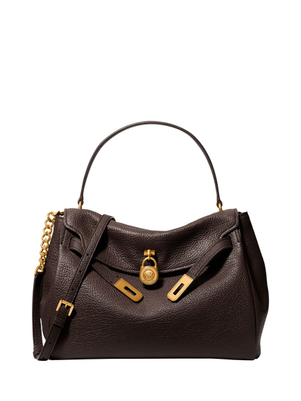 Michael Kors Hamilton Large Shoulder Bag, Chocolate, Chocolate