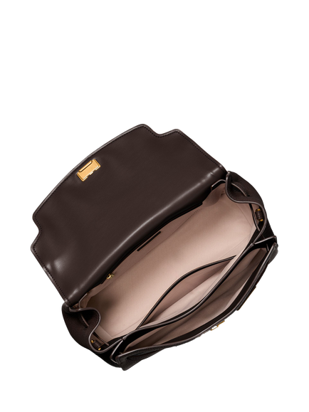 Michael Kors Hamilton Large Shoulder Bag, Chocolate - view 2, Chocolate