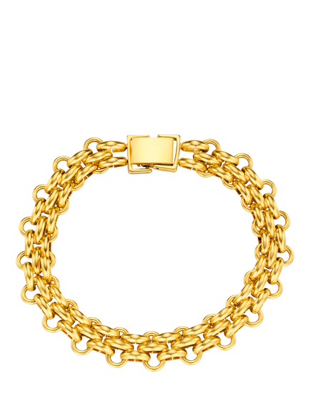Orelia Waterproof LUXE Watch Chain Bracelet, Pale Gold, Pale Gold