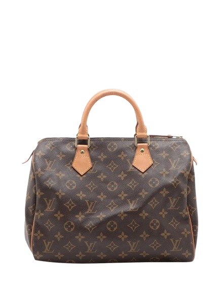 Pre-loved Louis Vuitton Vintage 2003 Monogram Speedy 30 Bag, Brown, Brown