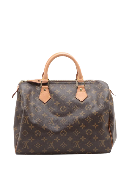 Pre-loved Louis Vuitton Vintage 2003 Monogram Speedy 30 Bag, Brown - view 2, Brown