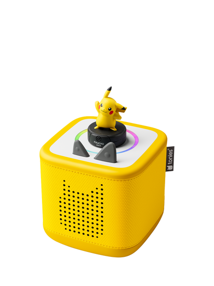 tonies Toniebox 2 Starter Set with Pokémon Pikachu Tonie Audio Character, Lightning Yellow, Multi