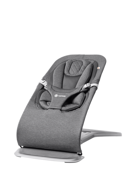 Ergobaby Evolve Baby Bouncer, Charcoal Grey