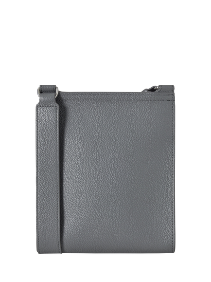 Mulberry Small Antony Messenger Bag, Foggy Grey - view 2, Foggy Grey