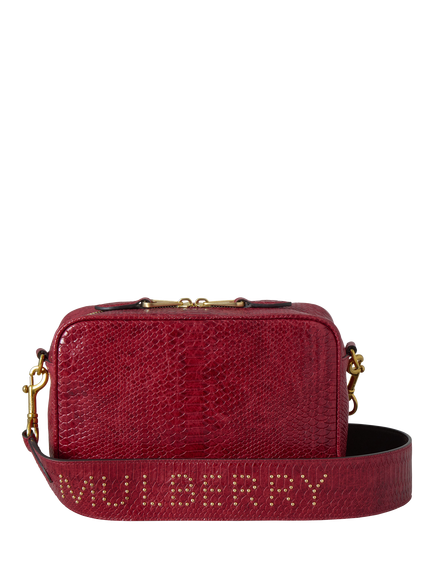 Mulberry Darley Camera Bag, Apple Red - view 2, Apple Red