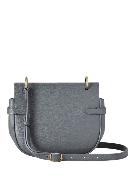 Mulberry Small Amberley Crossbody Satchel Bag, Foggy Grey - view 2, Foggy Grey
