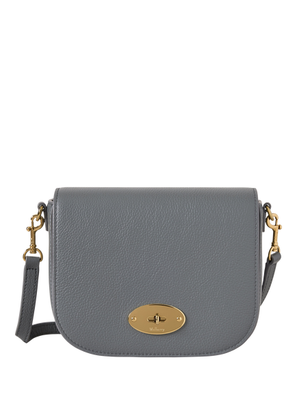 Mulberry Small Darley Satchel Bag, Foggy Grey, Foggy Grey