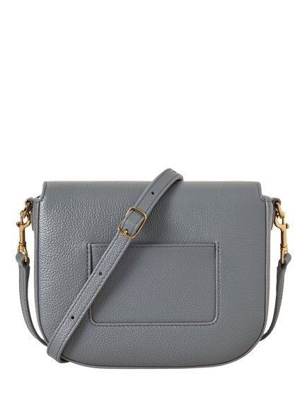 Mulberry Small Darley Satchel Bag, Foggy Grey - view 2, Foggy Grey