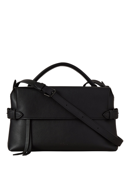 Mulberry Small Stevie Top Handle Bag, Black - view 2, Black