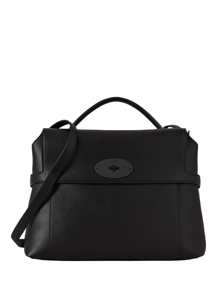 Mulberry Stevie Top Handle Crossbody Bag, Black, Black