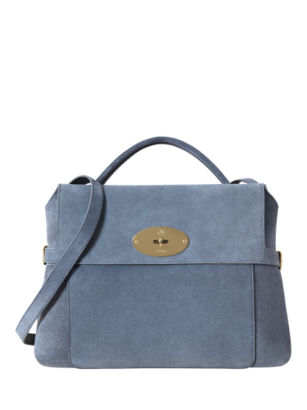 Mulberry Stevie Top Handle Crossbody Bag, Foggy Grey, Grey