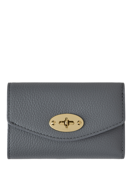 Mulberry Darley Folded Multi-Card Wallet, Foggy Grey, Foggy Grey