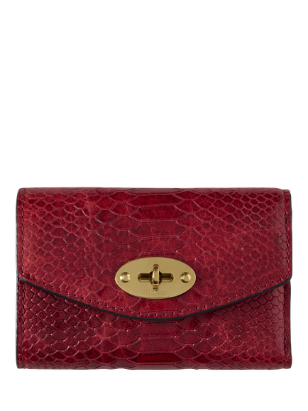 Mulberry Darley Folded Multi Card Wallet, Apple Red, Apple Red