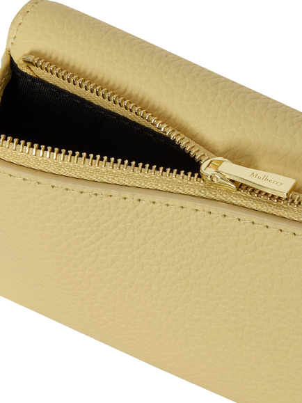 Mulberry Folded Multi-Card Wallet, Butter - view 2, Butter