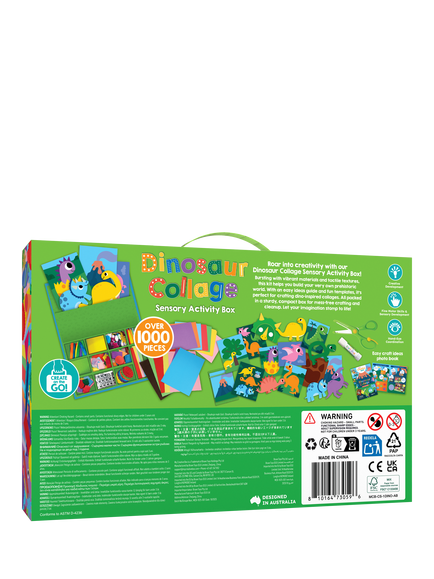 My Creative Box Dinosaur Collage Sensory Activity Box - view 2, Multi