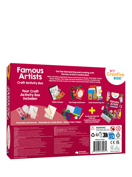 My Creative Box Famous Artists Craft Activity Box - view 2, Multi