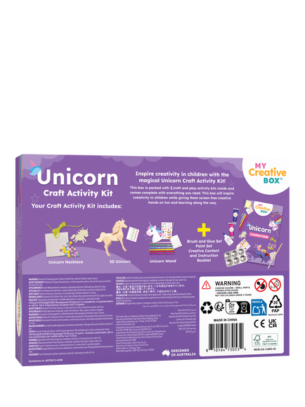 My Creative Box Unicorn Craft Activity Kit - view 2, Multi
