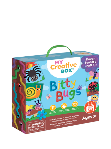 My Creative Box Bitty Bugs Dough Sensory Craft Box, Multi