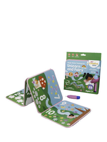 My Creative Box Unicorn and Fairy Magic Water Painting Set - view 2, Multi