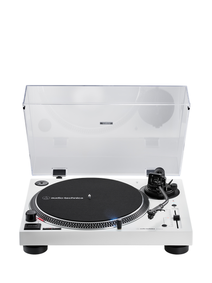 Audio-Technica AT-LP120XUSB USB Conversion Turntable, White, White