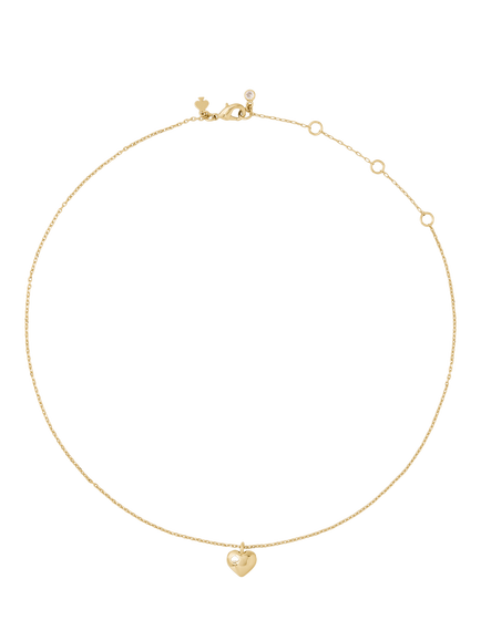 kate spade new york Heart Spade Pendant Necklace, Gold, Gold