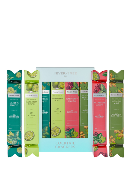 Fever-Tree The Ultimate Cocktail Cracker Set,  4x 20cl, Multi