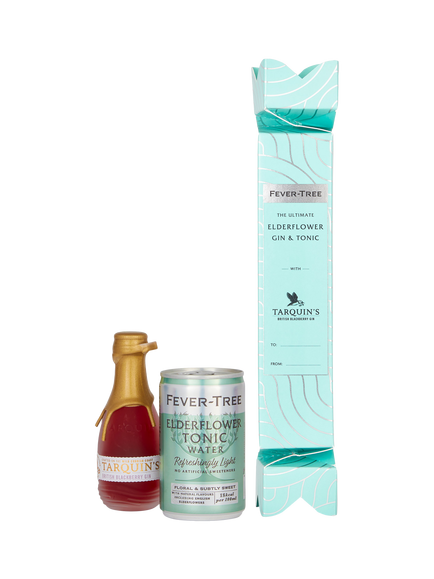 Fever-Tree The Ultimate Elderflower Gin & Tonic Christmas Cracker, 20cl, Multi