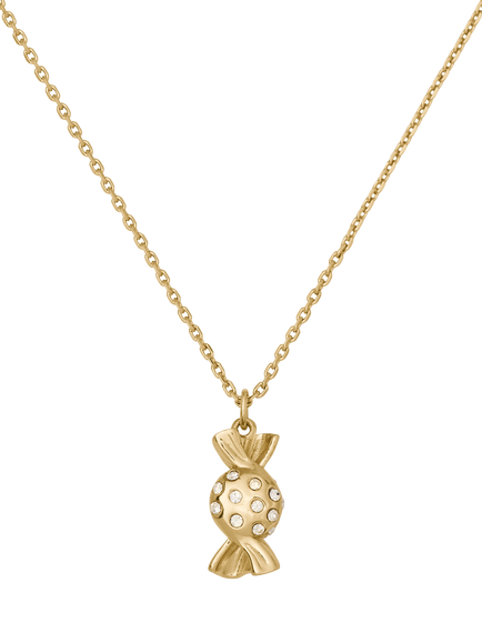 kate spade new york Sweetness Candy Necklace, Clear/Gold - view 2, Clear/Gold
