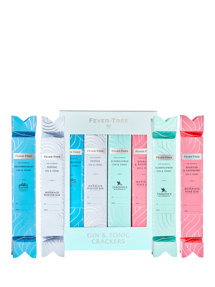 Fever-Tree The Ultimate Gin & Tonic Cracker Set, 4x 20cl, Multi