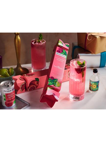 Fever-Tree The Ultimate Raspberry Mojito Christmas Cracker, 20cl - view 2, Multi