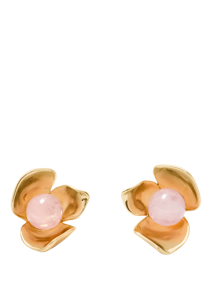 kate spade new york Gilded Garden Stud Earrings, Blush, Blush