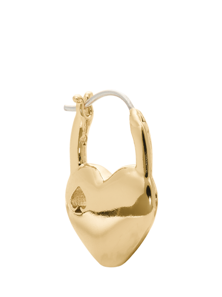 kate spade new york Heart Spade Huggie Earrings, Gold - view 2, Gold