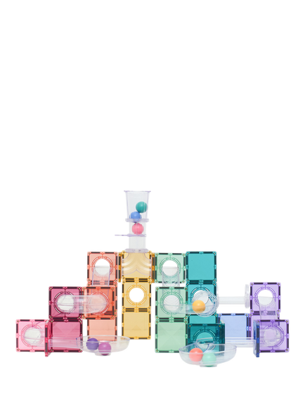 CONNETIX Ball Run Pastel Pack, 114 Pieces - view 2, Multi