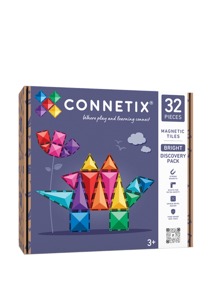 CONNETIX Bright Discovery Pack, 32 Pieces, Multi