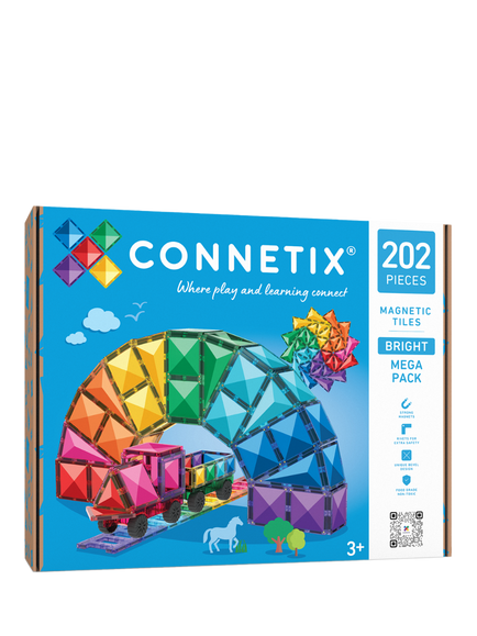 CONNETIX Bright Mega Pack, 202 Pieces, Multi