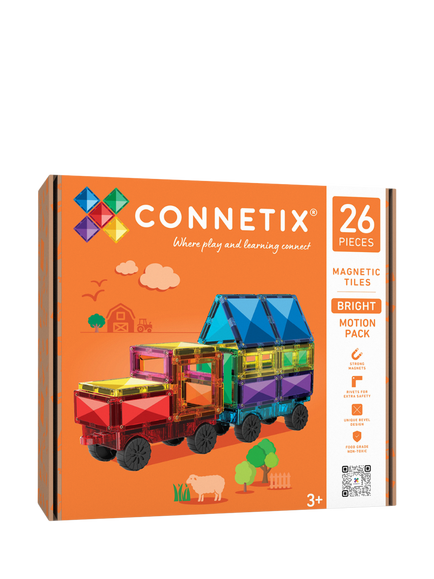 CONNETIX Bright Motion Pack, 26 Pieces, Multi