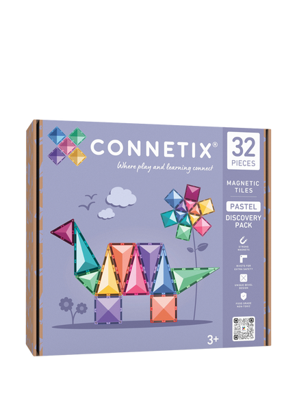CONNETIX Pastel Discovery Pack, 32 Pieces, Multi