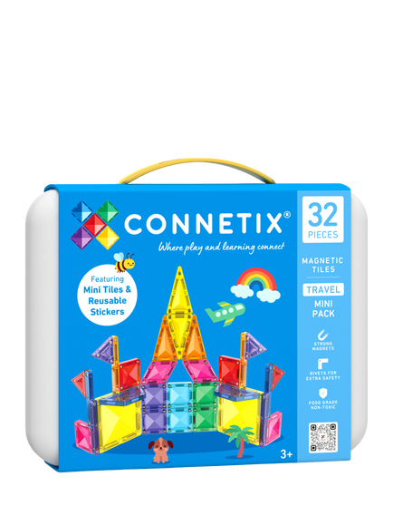 Connetix Travel Mini Pack, 32 Pieces, Multi